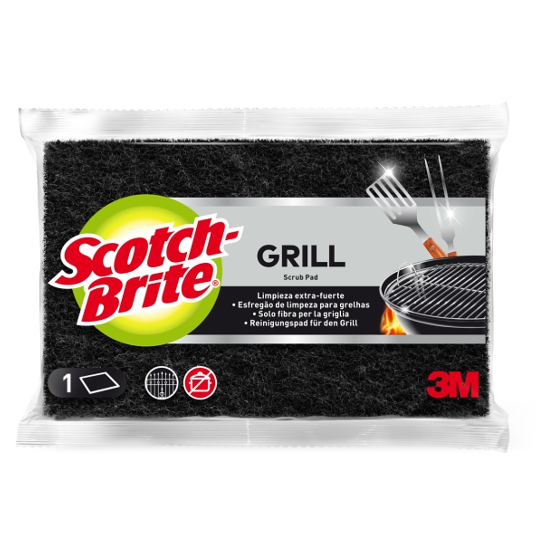 Scotch-Brite Estropajo para Parrillas - Color Negro 1