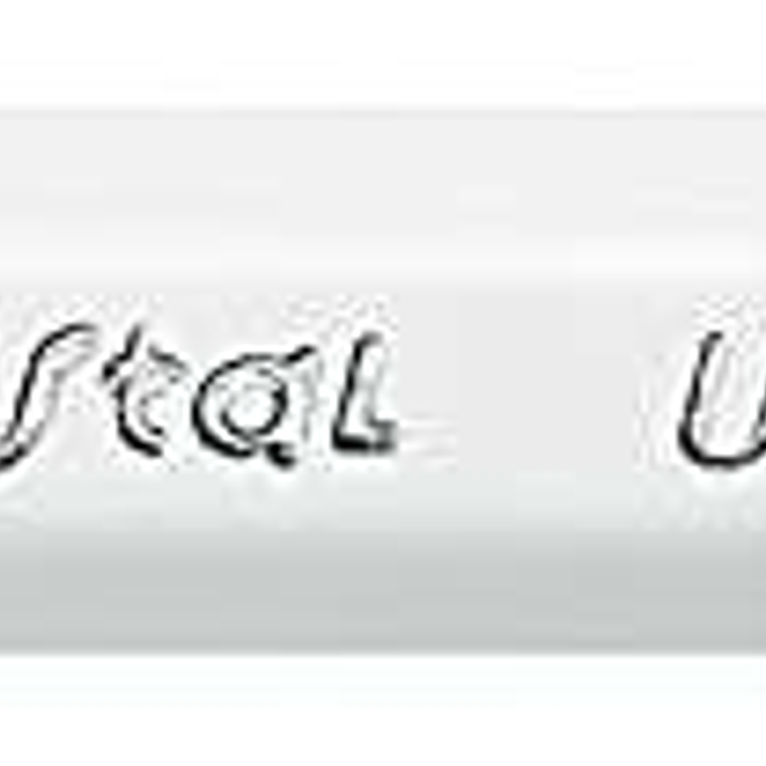 Bic Cristal Up Boligrafo de Bola - Punta de 1.2mm - Tinta con Base de Aceite - Cuerpo Blanco - Color Azul 1