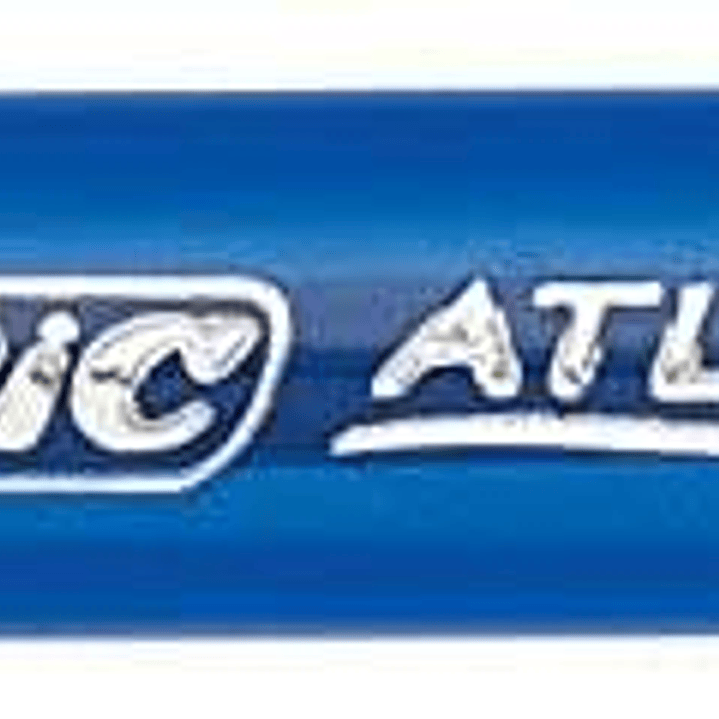 Bic Atlantis Soft Boligrafo Retractil con Clip Metalico - Punta de 1mm - Cuerpo Transparente con Grip - Color Azul 1