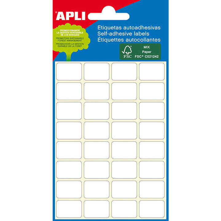 Apli Etiquetas Minibolsa Blancas Ø 13.0mm 6 Hojas 1