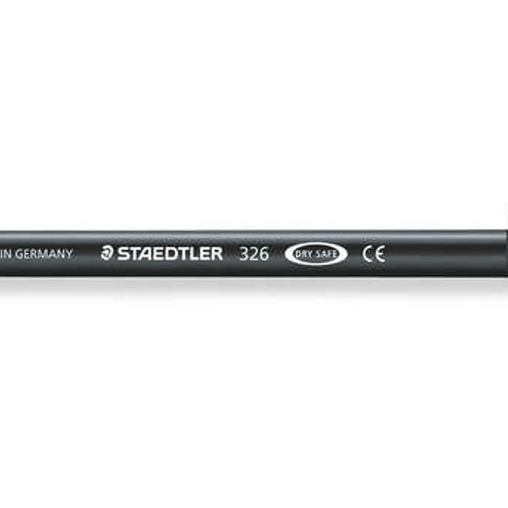 Staedtler Noris 326 Rotulador de Punta Fina - Trazo 1mm Aprox - Tina Base de Agua - Color Negro 1