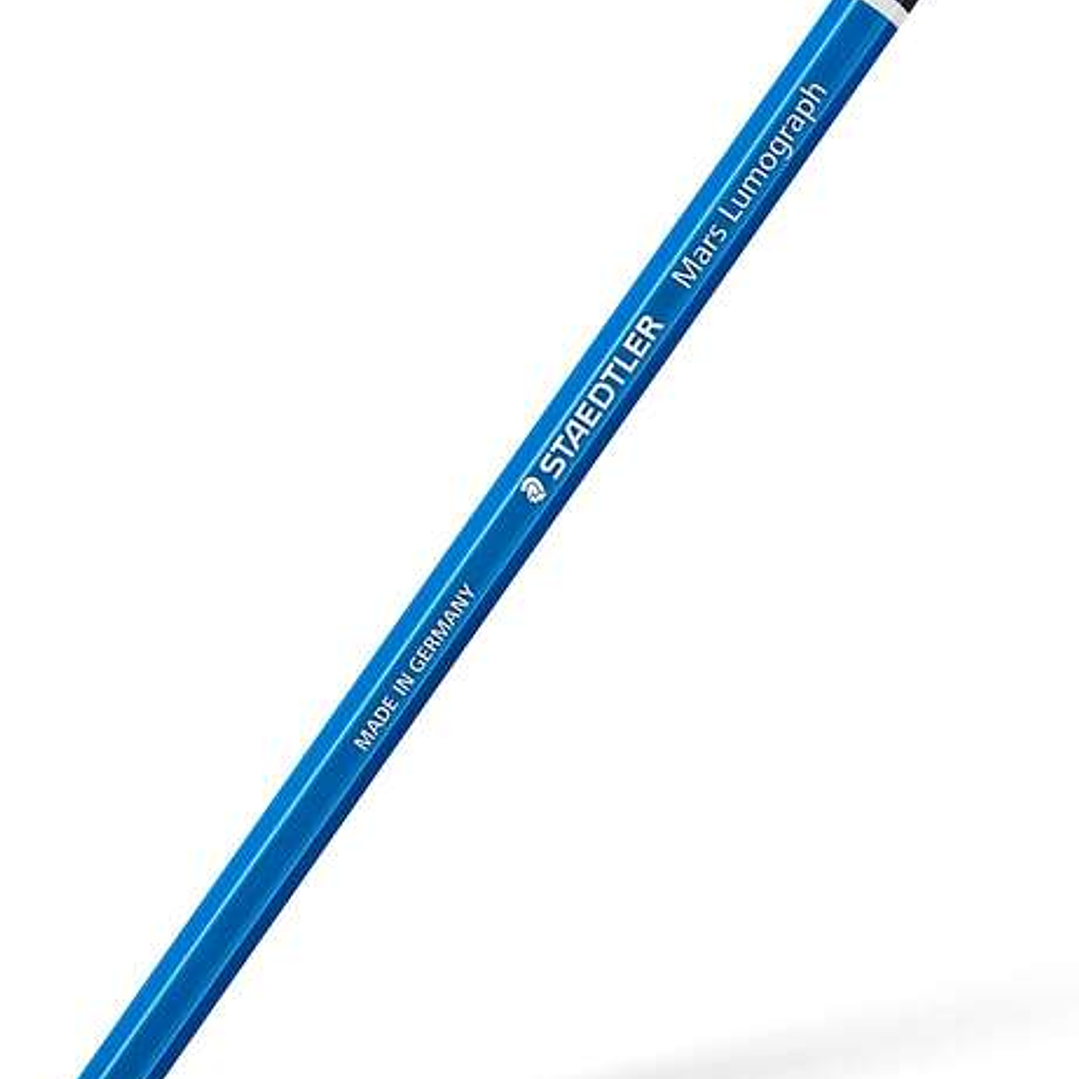 Staedtler Mars Lumograph Lapiz de Grafito Hexagonal - Mina 11B - Resistencia a la Rotura - Madera de Bosques Sostenibles 1