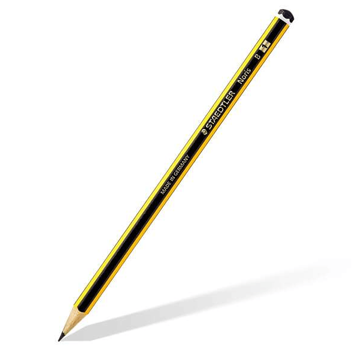 Staedtler Noris 120-1 Lapiz de Grafito Hexagonal - Mina B - Resistencia a la Rotura - Madera de Bosques Sostenibles 1