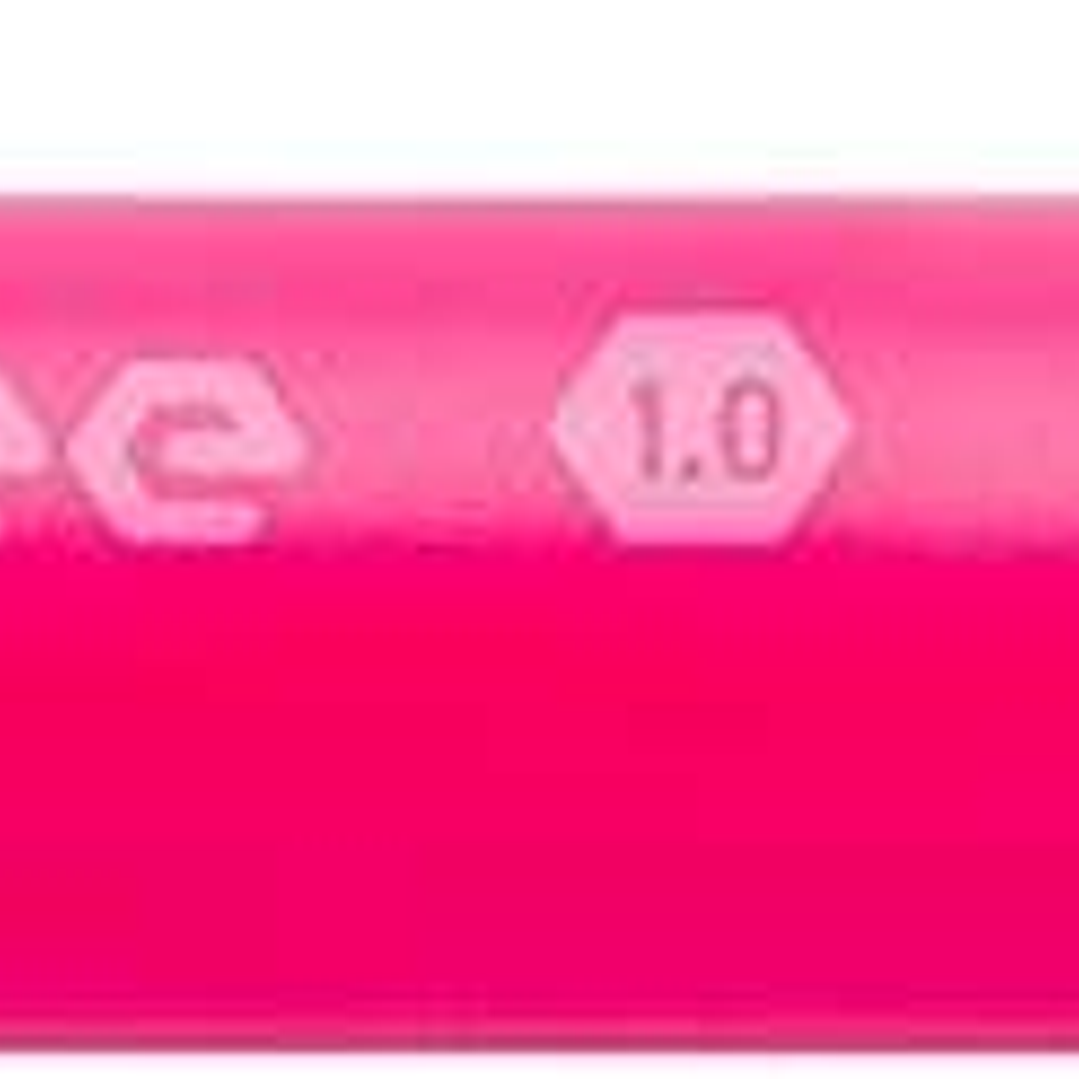 Pentel iZee Boligrafo de Bola Retractil - Punta 0.7mm - Trazo 0.35mm - Clip de Metal - Color Rosa 1