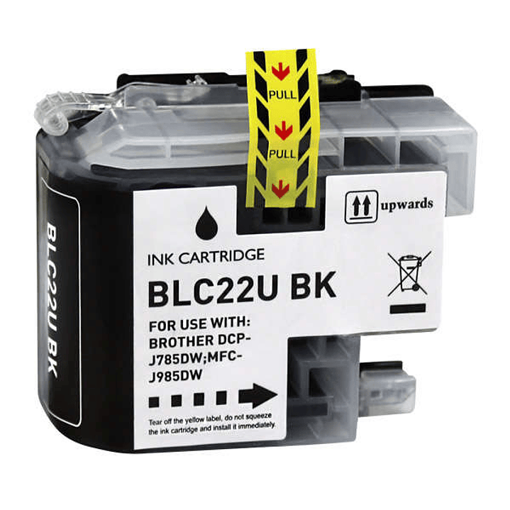 Brother LC22U Negro Cartucho de Tinta Generico - Reemplaza LC22UBKBP 1