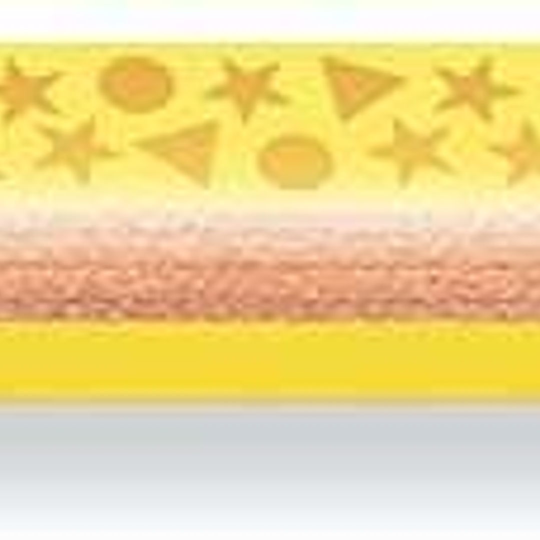 Staedtler Jumbo Noris 128 Lapiz Triangular de Color - Mina de 4mm - Resistencia a la Rotura - Diseño Ergonomico - Color Amarillo 1