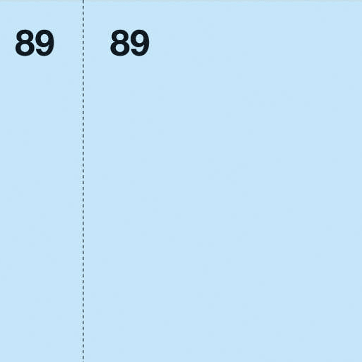 Apli Vales de Caja 0-99 - Numeracion Clara y Precisa - Facil de Separar - Colores Variados Surtido 1