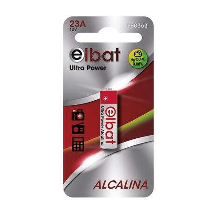 Elbat Pila Alcalina 23A 12V 1