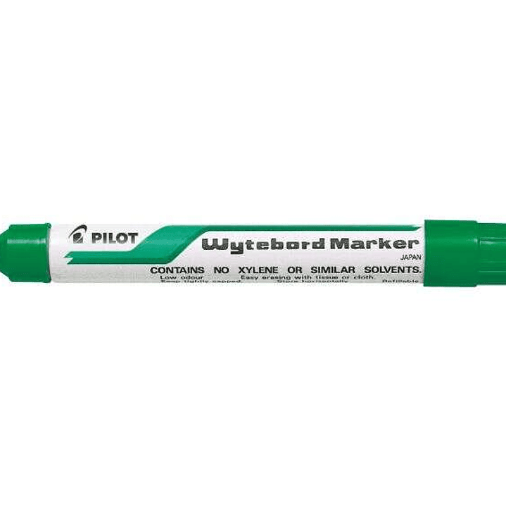 Pilot Rotulador para Pizarra Blanca - Punta Redonda de 4mm - Trazo de 1.8mm - Borrable en Seco - Color Verde 1