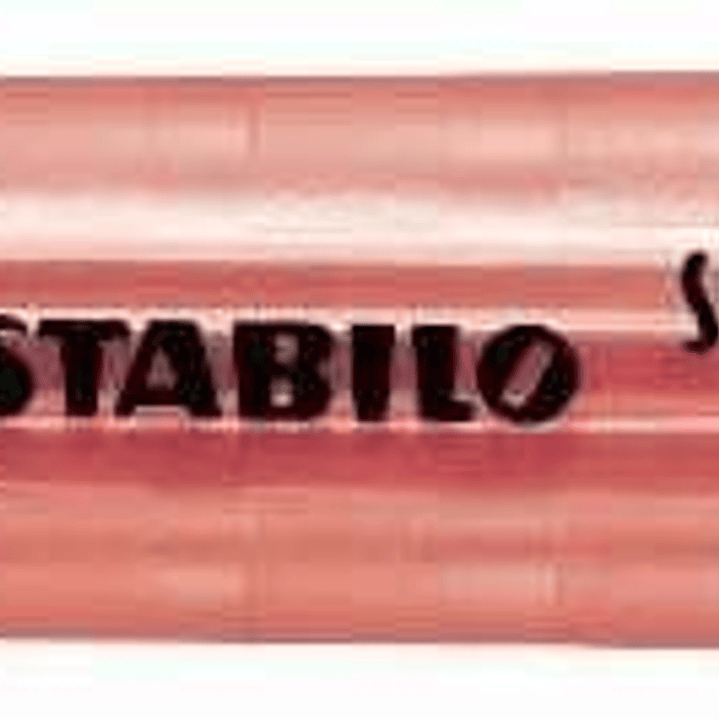Stabilo Swing Cool Marcador Fluorescente - Cuerpo Plano - Punta Biselada - Trazo entre 1 y 4mm - Tinta con Base de Agua - Antisecado - Color Rojo 1