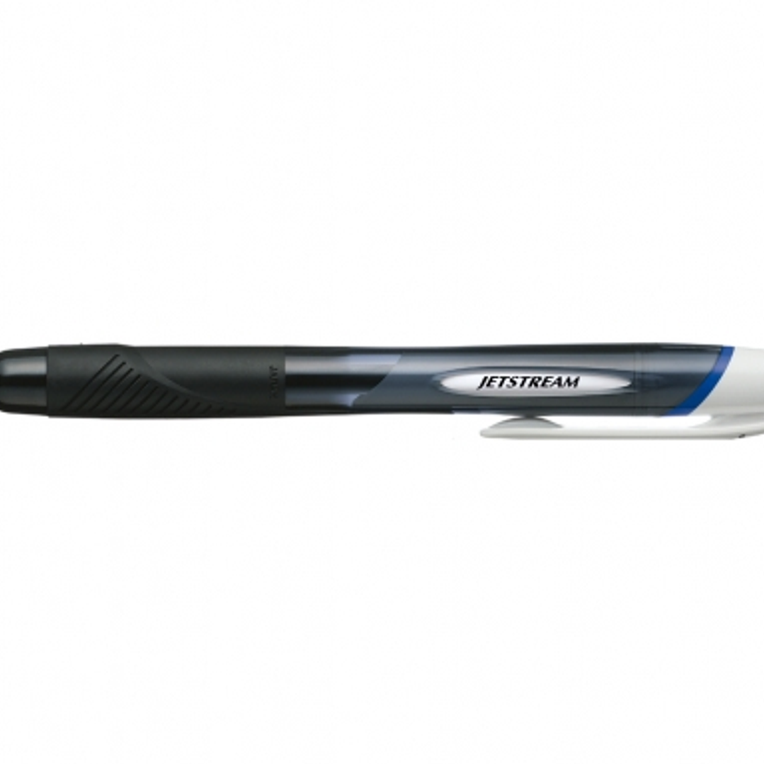 Uni-ball JetStream Sport SXN-150E Boligrafo de Tinta Pigmentada - Punta de Bola 1mm - Retractil - Secado Instantaneo - Ideal para Zurdos - Color Azul 1