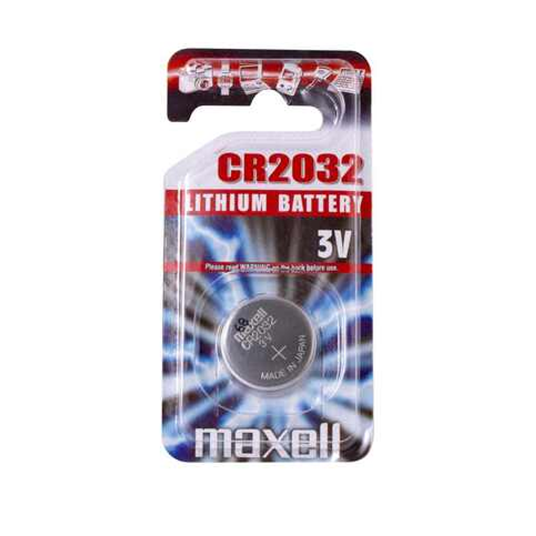 Maxell Pack de 1 Pila Litio de Boton CR2032 3V 1
