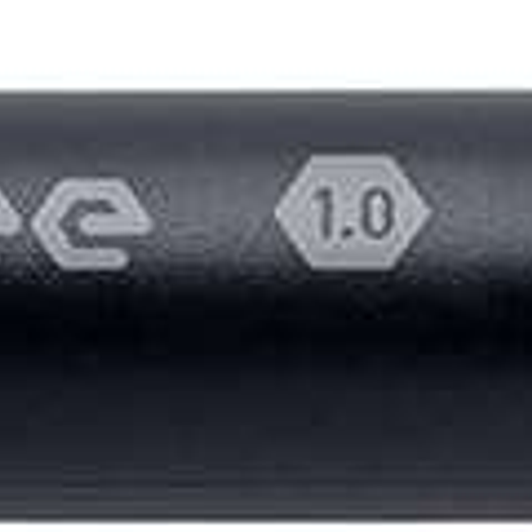 Pentel iZee Boligrafo de Bola Retractil - Punta 0.7mm - Trazo 0.35mm - Clip de Metal - Color Negro 1