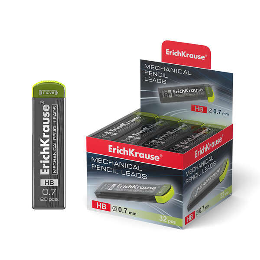 Erichkrause Megapolis Concept Pack de 20 Minas HB 07mm - Color Negro 1