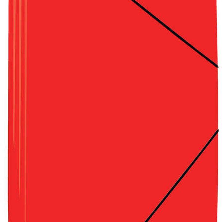 Mariola Carpeta de Polipropileno con Solapas 450 Micras - Formato Folio - Medidas 34x25cm - Cierre con Goma Elastica - Color Rojo 1