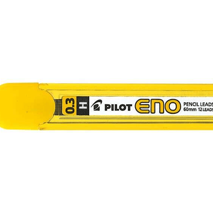 Pilot Caja de 12 Minas ENO 0.3 para Portaminas - Dureza H - Trazo 0.3mm 1