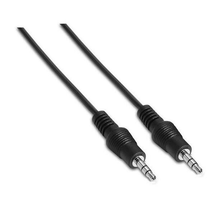 Aisens Cable Audio Estereo - JACK 3.5/M-JACK 3.5/M - 1.5m - Color Negro 1