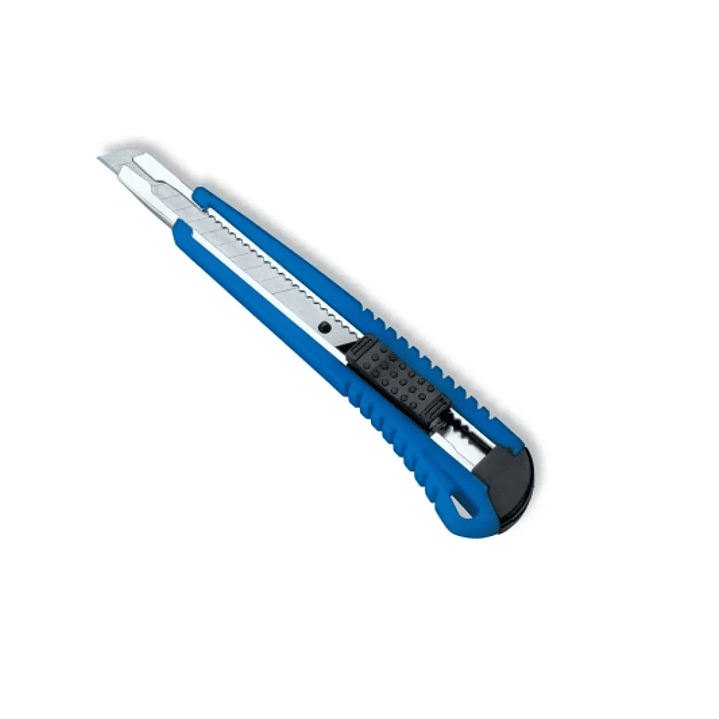 Dahle 10860 Basic Cuter con Cuchilla de 9mm - Mecanismo Automatico de Bloqueo - Guia Metalica 1