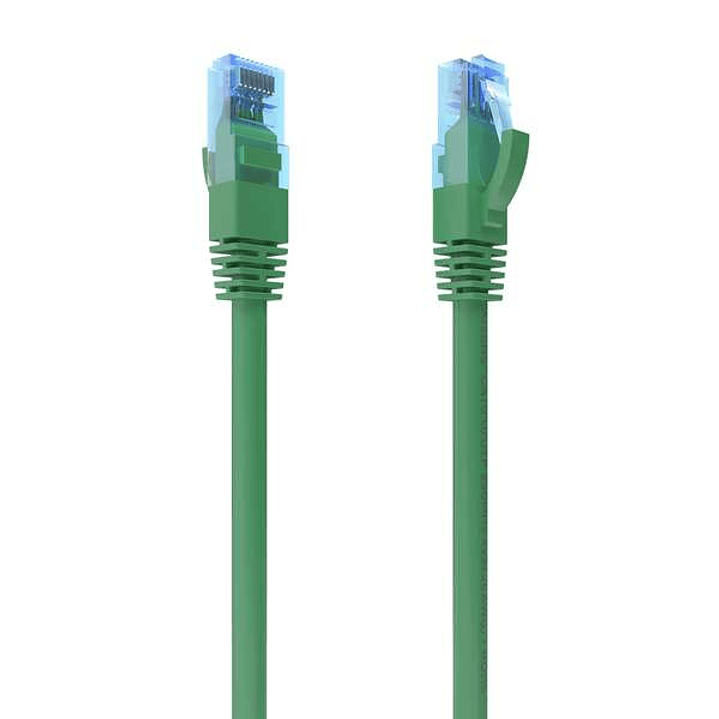 Aisens Cable de Red Latiguillo RJ45 Cat.6 UTP AWG26 CCA - 3.0m - Color Verde 1