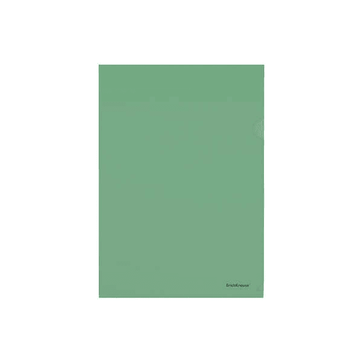 Erichkrause Fizzy Classic Dossier Uñero A4 Semitransparente - Acabado Piel de Naranja - Color Verde 1