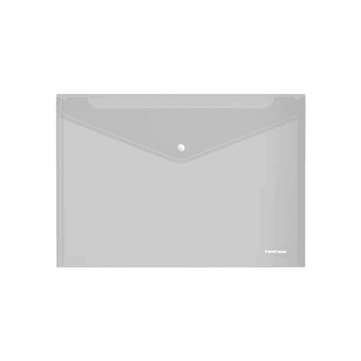 Erichkrause Fizzy Classic Sobre Portadocumentos A4 - Fabricado en Plastico - Textura Rugosa - Transparente 1