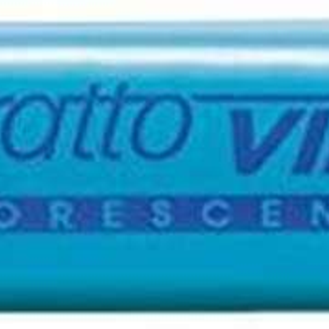 Tratto Video Marcador Fluorescente - Punta Biselada - Tinta Base de Agua - Secado Rapido - Color Azul Fluorescente 1