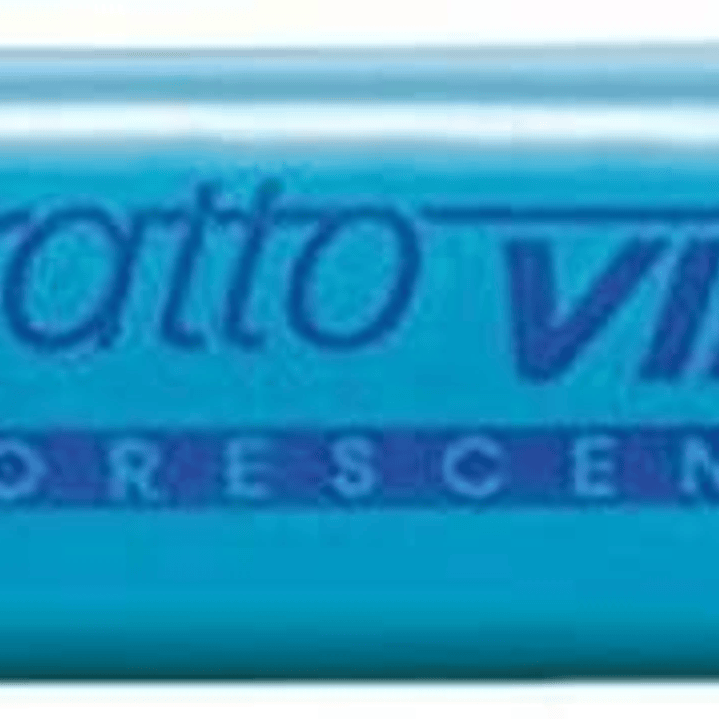 Tratto Video Marcador Fluorescente - Punta Biselada - Tinta Base de Agua - Secado Rapido - Color Azul Fluorescente 1