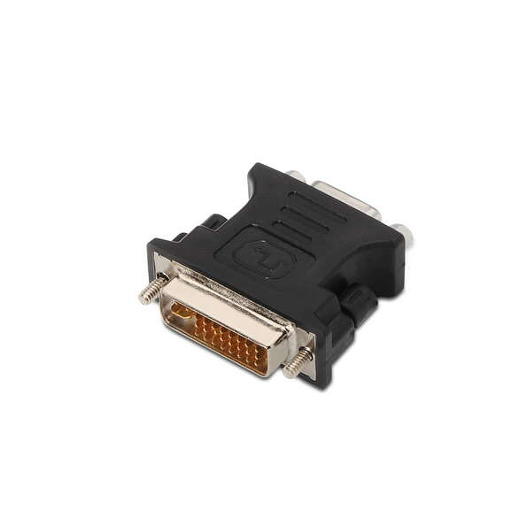 Aisens Adaptador DVI a SVGA - 24+5/Macho-HDB15/Hembra - Color Negro 1
