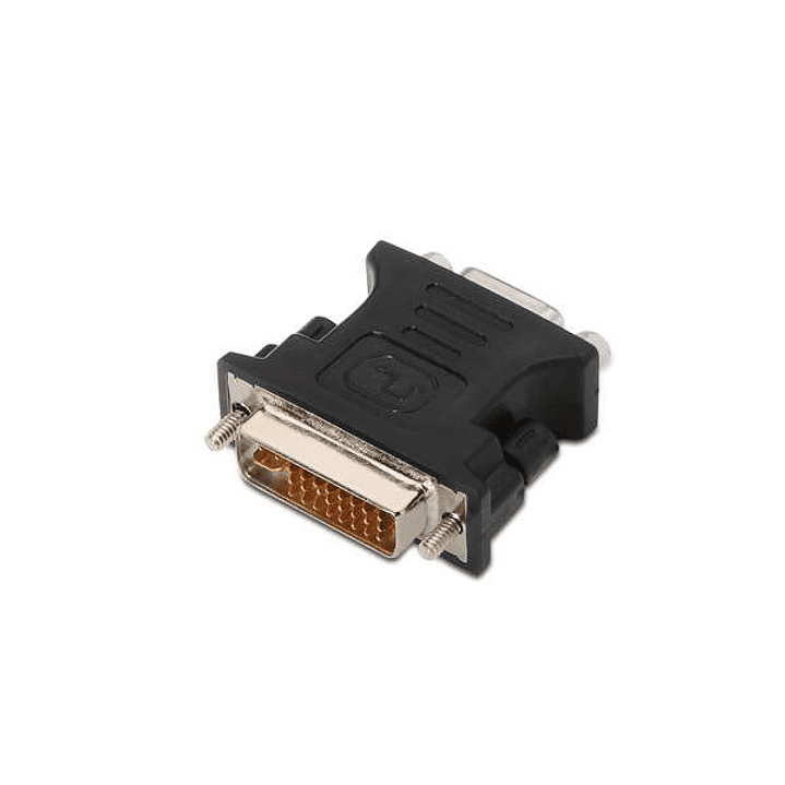 Aisens Adaptador DVI a SVGA - 24+5/Macho-HDB15/Hembra - Color Negro 1