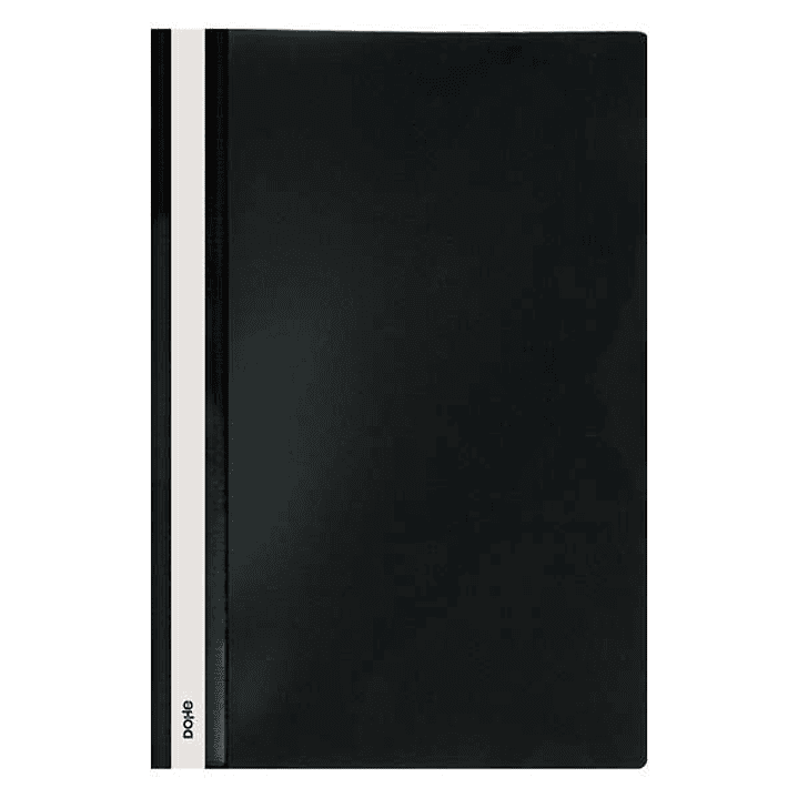 Dohe Dosier con Fastener de Polipropileno - Tamaño Folio - Cubierta Transparente y Trasera Opaca - Ideal para Organizar Documentos 1