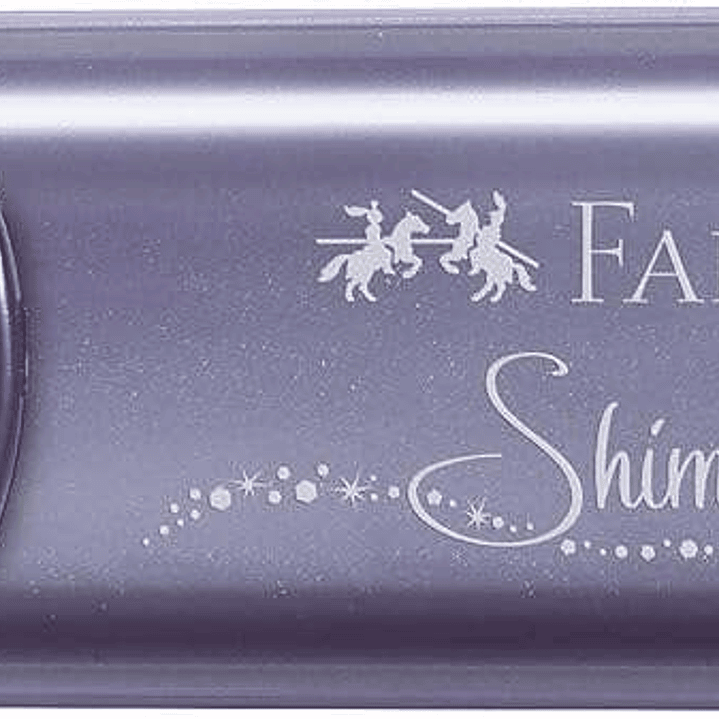 Faber-Castell Textliner 46 Metallic Marcador Fluorescente - Punta Biselada - Trazo entre 1mm y 5mm - Tinta con Base de Agua - Color Violeta Metalico 1