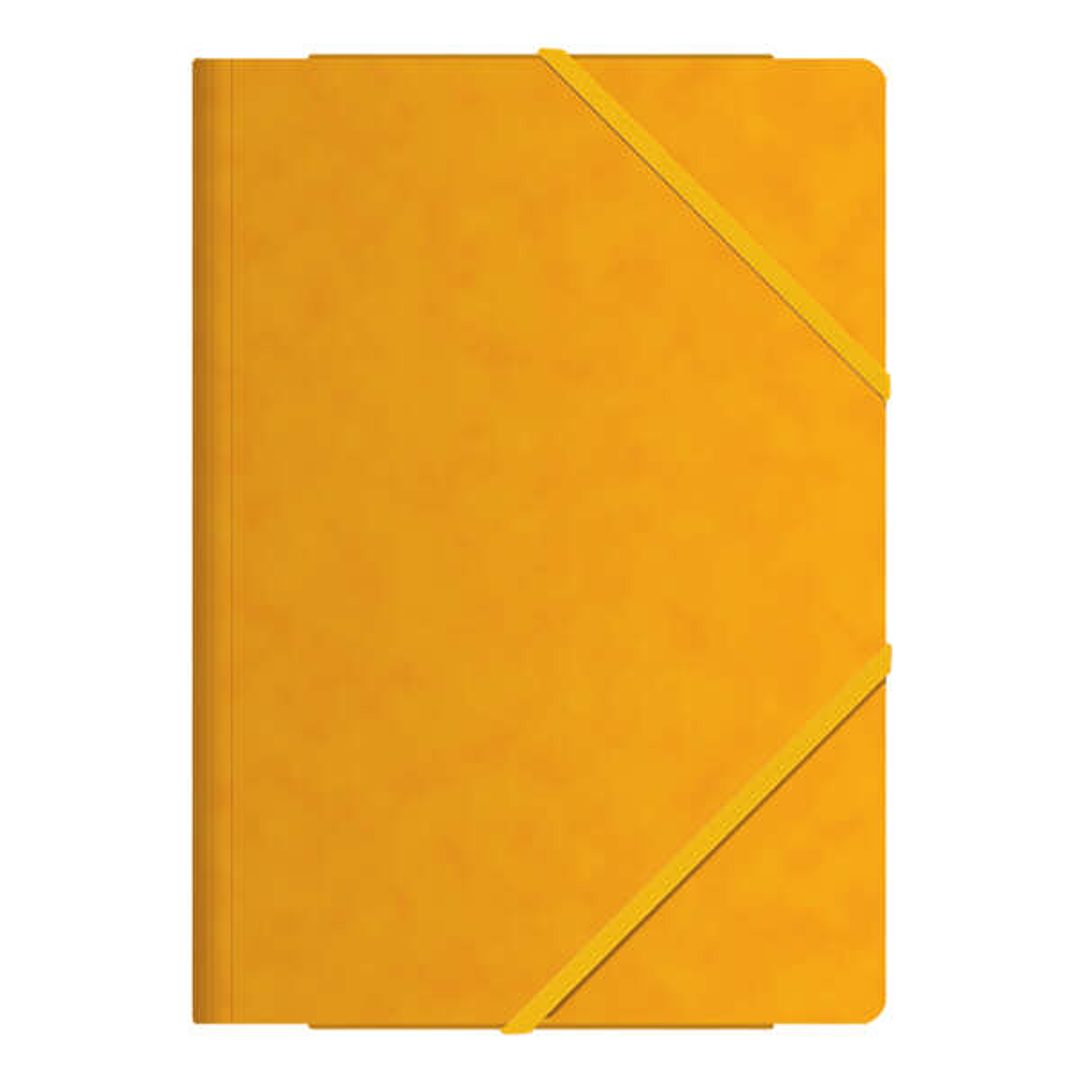 Dohe Carpetas de Gomas con Tres Solapas - Tamaño Folio - Cartulina de Primera Calidad - Plastificadas - Cierre de Gomas Planas 1