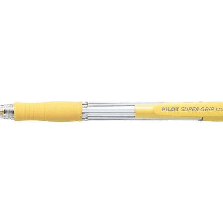 Pilot Portaminas SuperGrip H185 - Trazo 0.5mm - Mina HB - Cuerpo Amarillo 1