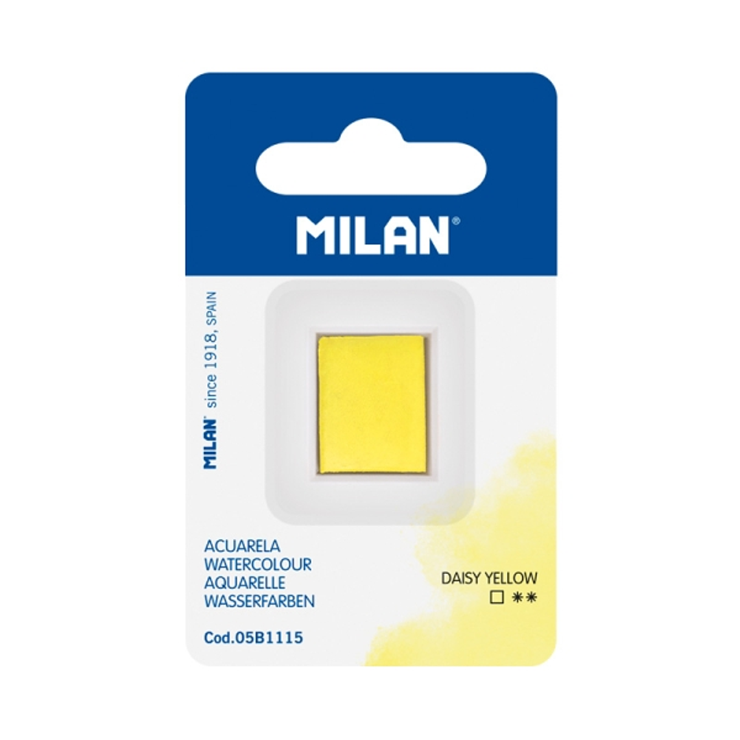 Milan Art Acuarela de Recambio - Medio Godet - Color Amarillo 1