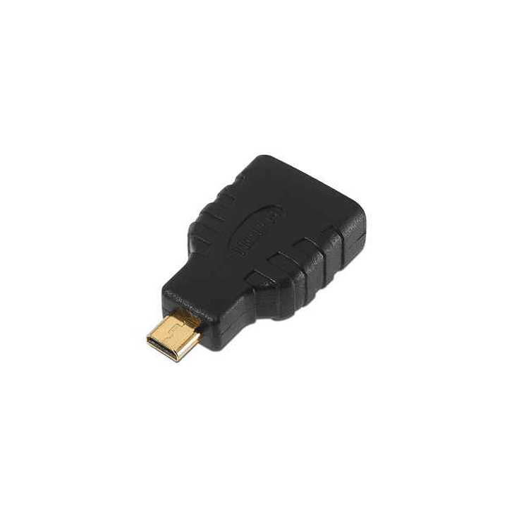 Aisens Adaptador HDMI a Micro HDMI - A Hembra-HDMI D/Macho para Tablet o Camara digital - Color Negro 1