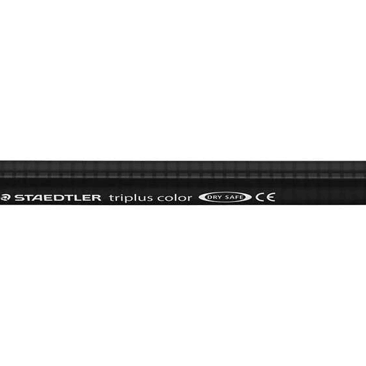 Staedtler Triplus Color 323 Rotulador de Punta Fina - Trazo 1mm Aprox - Tinta Base de Agua - Color Negro 1