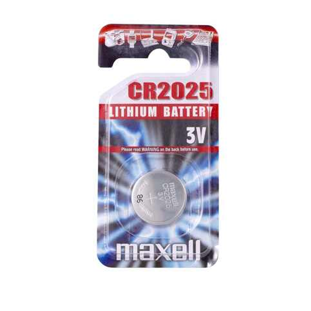 Maxell Pack de 1 Pila Litio de Boton CR2025 3V 1