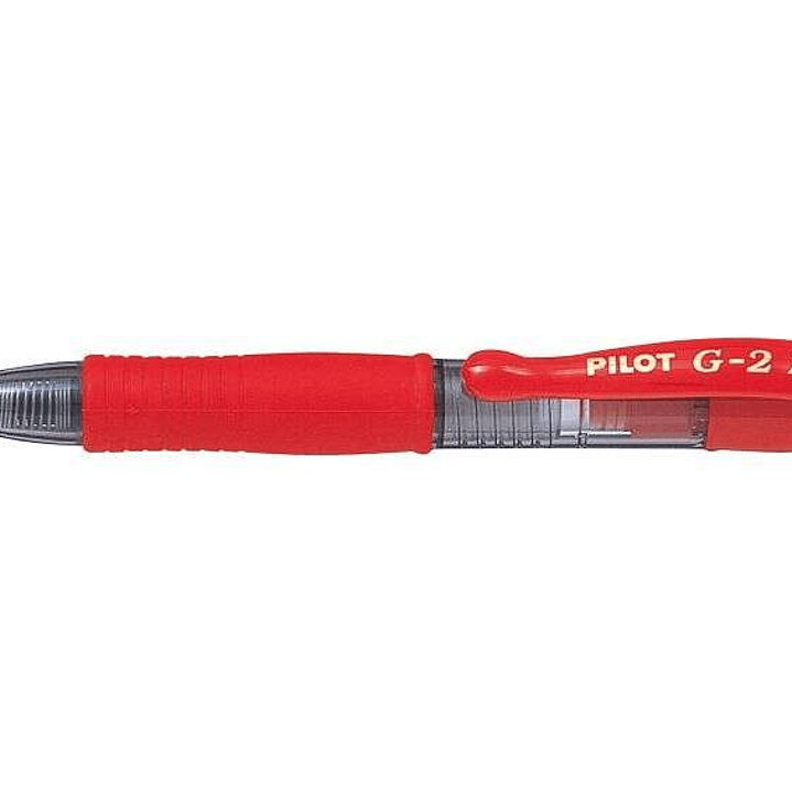 Pilot Boligrafo de Gel G2 Pixie XS Retractil - Punta de Bola Redonda 0.7mm - Trazo 0.32mm - Grip Ergonomico - Color Rojo 1
