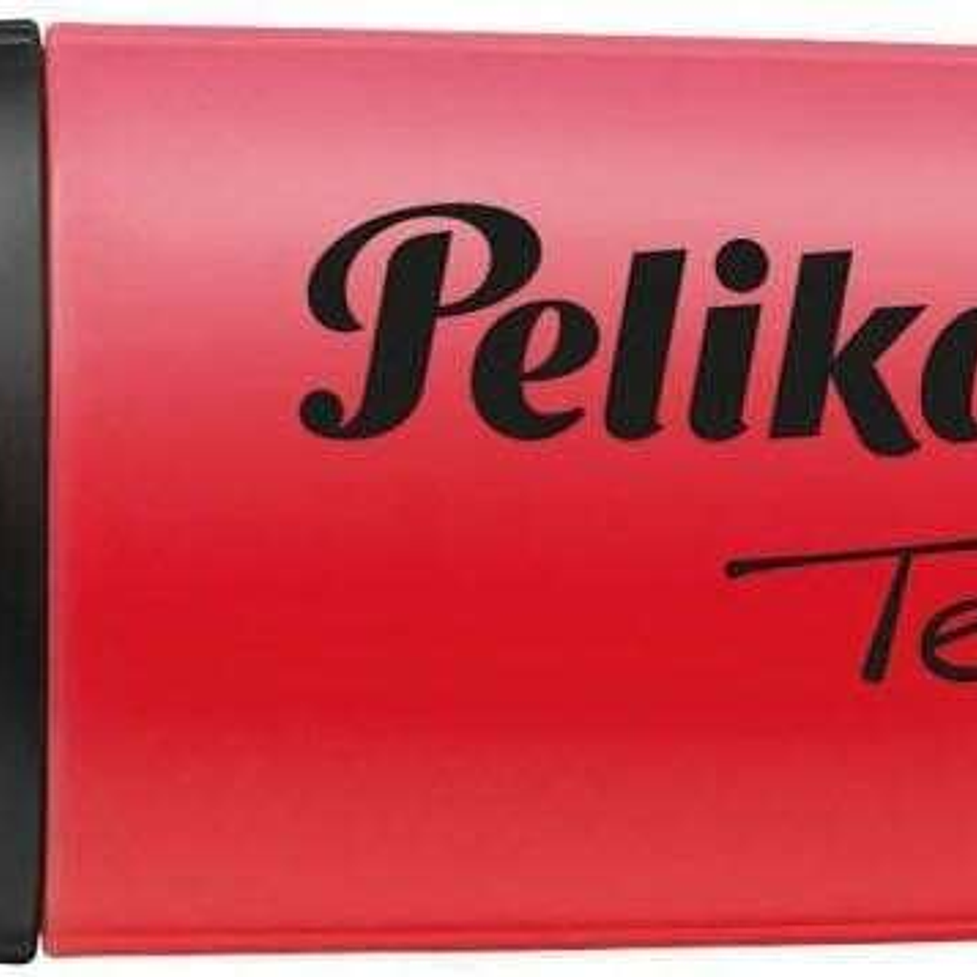 Pelikan Subrayador Textmarker 490 - Base de Agua - 3 Anchos de Trazo - Color Rojo Fluorescente 1
