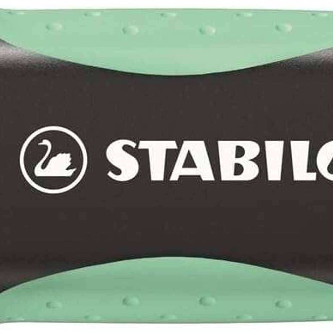 Stabilo Green Boss Pastel Marcador Fluorescente - Fabricado con un 83% de Plastico Reciclado - Trazo entre 2 y 5mm - Recargable - Color Pizca de Menta 1
