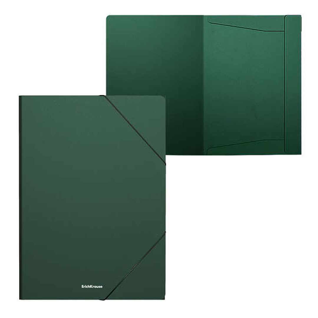 Erichkrause Matt Classic Carpeta Solapas A4 - Fabricada en Polipropileno - Color Verde 1