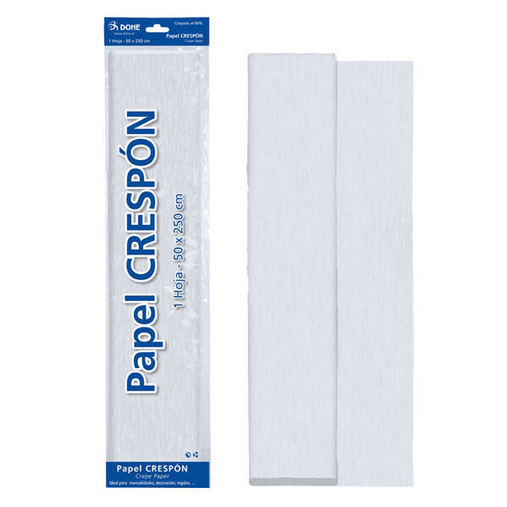 Dohe Papel Crespon de 30g - Crepado al 60 % - Ideal para Manualidades y Decoracion - Hoja de 50x250cm 1
