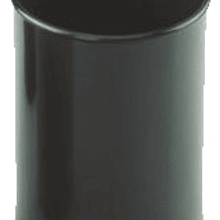 Faibo Cubilete Redondo 7.8x10cm - Fabricado en Poliestireno - 100% Reciclable - Color Negro 1