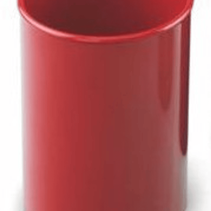 Faibo Cubilete Redondo 7.8x10cm - Fabricado en Poliestireno - 100% Reciclable - Color Rojo 1