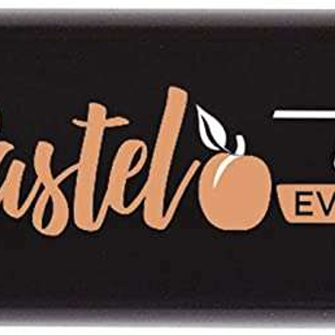 Tratto Video Pastel Marcador Fluorescente - Punta Biselada - Tinta al Agua - Secado Rapido - Color Naranja Albaricoque 1