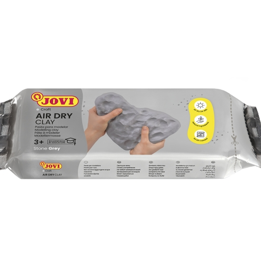 Jovi Air Dry Pasta para Modelar 250gr - Endurecible al Aire - Tacto Fresco - Facil de Moldear - Multi-Superficie - Secado en 24H - Acabado Fino - Colo 1