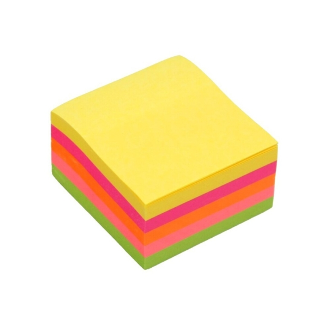 Bismark Taco de 250 Notas Adhesivas 50x50mm - 5 Colores Neon 1