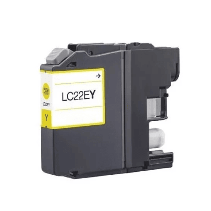 Brother LC22E Amarillo Cartucho de Tinta Generico - Reemplaza LC22EY 1