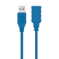 Nanocable Cable USB 3.0, A/M-A/H, Azul, 1 m - Miniatura 3