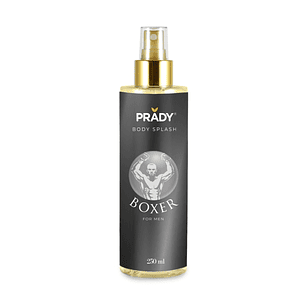 Prady Body Splash Boxer - Frasco de 250 ml - Spray Pulverizador